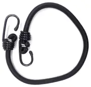 Parts Unlimited 2-Hook Bungee Cord Black 24 Inch (1024B)