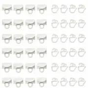 IKEA VIDGA Glider Curtain sliding Gliders and hooks 24 X Pack 702.607.68 White
