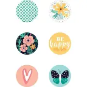 Kaisercraft - Paisley Days Adhesive Curios 6 per pack*