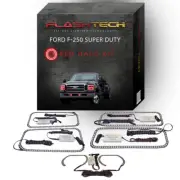 Red Angel Eye Halo kit for 05-07 Ford F-250 Super Duty Headlight & Fog Lights (for: Ford)