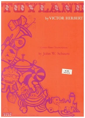 HERBERT TOYLAND SHEET MUSIC PIANO/VOCAL SCHAUM EXTREMELY RARE NEW ON SALE 1959