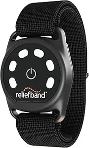 Reliefband New: Sport Anti-Nausea Wristband | Waterproof | Nausea & Vomiting Relief for Anxiety, Migraine, Motion Sickness & Hangover | Drug & Side Effect Free, Long Lasting, Fast-Acting (Black)