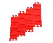 4Pcs/Set Baking Molds Nice-looking Decorative Lightweight Bread Decorating Tool Silicone Cake Baking Moulds for Kitchen Red