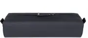 Comfyable Small Toiletry Bag for Men, Slim Mini Toothbrush Bag, Small, Black