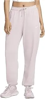 [Nike] Sportswear Club Fleece Women's Mid-Rise Oversized Sweatpants (DQ5800-019, Platinum Violet/White)
