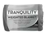Tranquility~Temperature Balancing Weighted Blanket With Washable Cover, 12 Lbs