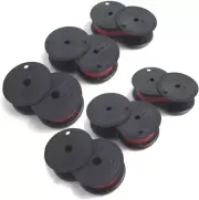 6 Calculator Ribbons Replacement for Canon MP11DX Canon MP-11DX Black Red - Addi