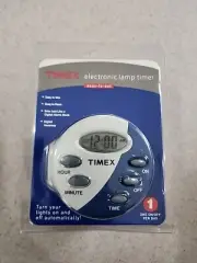 TIMEX Easy-To-Set 7day Electronic Digital Lamp Timer Switch 600W NIP
