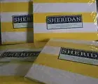 Vintage Sheridan Australia Twin Fitted Percale Yellow NEW Pacific Stripe