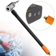 ♘Tire Inflator Hose Extension Tube Tyre Pump Quick Adapter Chuck Inflation Z2N1