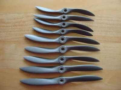 APC model airplane propellers, group of 9 props.