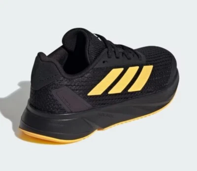 Adidas Kids Duramo SL K CBLACK Shoes Black/Yellow ID9136 Size US 4 Unisex