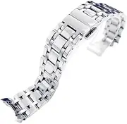 YCBFGAZATK Refined Steel Belt Female Watch Strap Fit For Tissot 1853 Couturier Watch Band T035207 T035210a Stainless Steel Bracelet Watchband