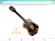 Guitar Shaped Record Player with Bluetooth Speaker
