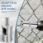 Twist Ties 9 Gauge Drill Chuck Tool Twisted Fence Tool for 3/8-inch Clamp Fence