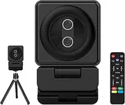 Dual 4K Webcam, 2-in-1 Magnetic Webcam with Remote Control,for Remote Learning, Conferencing and Hosting Meetings,2 Autofocus Cameras and Mics, Works with Laptop/PC