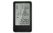 Black Digital Thermometer Hygrometer Temperature LCD Humidity Meter Room