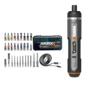 WORX WX242 4V Electrical Screwdriver Set Smart Cordless Electric Screwdrivers USB Rechargeable 30 Bit Set Mini Drill Pow