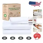 Soft Organic Percale Sheet Set for California King - Breathable & Anti-Pilling
