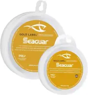 Seaguar Gold Label Fluorocarbon Fishing Line, Thin and Strong Fishing Leader,
