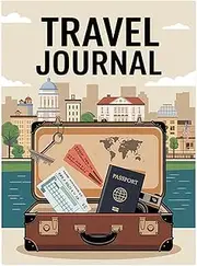 Generic Portable Travel Diary with Supplies And Packing List for Holiday Adventures
