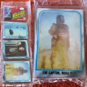 VTG 1980 Topps The Empire Strikes Back Cards Rack Pack Boba Fett RC On Top Blue