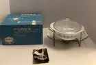 BRAND NEW WITH BOX Rare 1960 ‘s Pyrex Hostess Casserole 1 1/2 QT #96 W/ Insert
