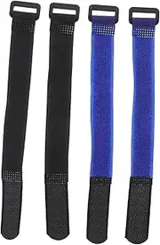 Yardwe 4-Pack Noise- Poultry Collars Crowing Proof Nylon Collars for Roosters Flexible Chicken Neck Belts