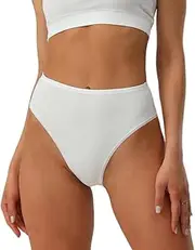 [Generic] Women's High Waisted Bikini Bottom - High Cut Rave Bottoms for Beach, Swimming Pool,Rave Festivals