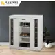ASSARI-水洗塑鋼緩衝中半開雙門一抽鞋櫃(寬105深37高112cm) (3.9折)