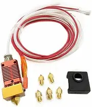 3D Printer Parts Ender 3 Hotend Assembled Ender 3 Pro Extruder Kit 24V 40W with Silicon Cover and 0.4mm Nozzles