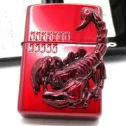 Venom Scorpion Big Metal Wine Red Zippo Oil Lighter 2024 MIB