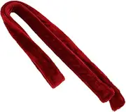 [TENDYCOCO] Flannel Robe Belt Hotel Bathrobe Belt Cord Bathrobes Belt Spa Robe Belt Hotel Robe Belt While Belt Satin Sash Robe Belt Review Men Belt Bathrobe Replacement Belts Belt Buckles Tie Dark Red