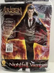 COUNT DRACULA Prince Darkness Baron Mens GOTHIC VAMPIRE COSTUME One Size 44 New