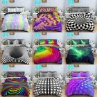 Geometry Space Single Double Queen King Size Bed Quilt Duvet Doona Cover Set