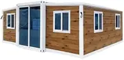 Generic 20,30,40FT Prefab Tiny House Compact, Expandable and Portable Structure | with Complimentary Furniture | Outdoor Space for Living, Office, Holidays | Fully Equipped & Customizable, MHCA-001