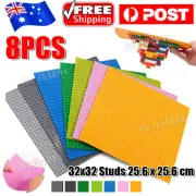 8PCS Small Bricks Building Blocks Base Plate Board Panel For LEGO 32x32 Studs