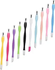 NOLITOY Manicure Kit 50pcs Nail Tools Stainless Steel Trimmer for Home Salon Use Random Style