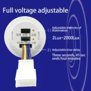 Motion Sensor Switch Adjustable Time Delay Lighting Induct Ir Infrared Motion Se
