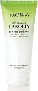 Wild Ferns Lanolin Hand Crème with Calendula and Sweet Orange Oil, 100ml, Pack of 1