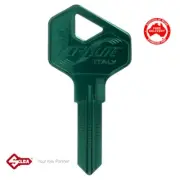 SILCA Ultralite Keyblank Whitco, L & F, Lock Focus Key Blank-GREEN Free Postage!