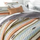 SOUTHWEST PAINTED DESERT 3p King QUILT SET : NATIVE THUNDERBIRD SOUTHWESTERN