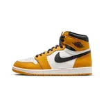 【NIKE 耐吉】休閒鞋 AIR JORDAN 1 HIGH OG YELLOW OCHRE 黃白 男款 DZ5485-701