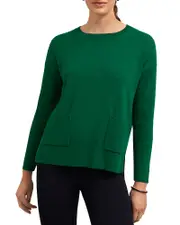 Hobbs London Devora Patch Pocket Sweater