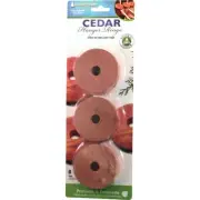 Cedar Fresh .375 In. H. x 2 In. Dia. Cedar Hanger Rings (6-Pack) HH14306 Cedar