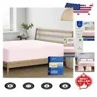 Fade Resistant Egyptian Cotton Fitted Sheet - Blush 1000 Thread Count Cal King