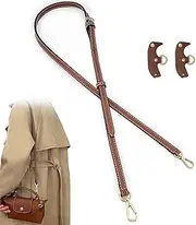 [Necomi] Leather Purse Straps,Purse Straps Replacement,Adjustable Shoulder Strap Kit for Handbags, Seamless, Detachable, Suitable for Women's Bags