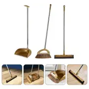 Pan Brush Long Handle Metal Office Toddler Office Broom Dustpan