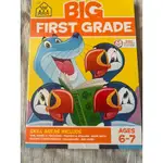 賠本出清 SCHOOL ZONE BIG FIRST GRADE AGES 6-7 美國國小一年級 自學