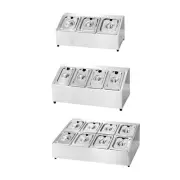 Commercial Jams Box Condiment Set Removable Containers Organizer Dispenser for